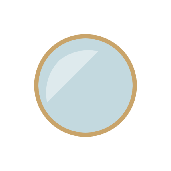 Sol mirror Ø60