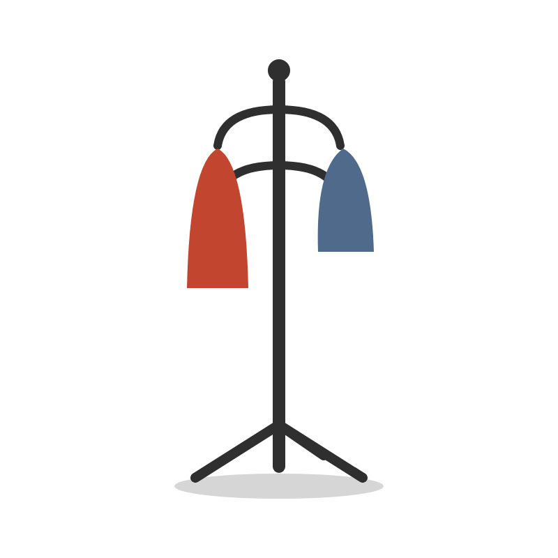 Träd coat stand