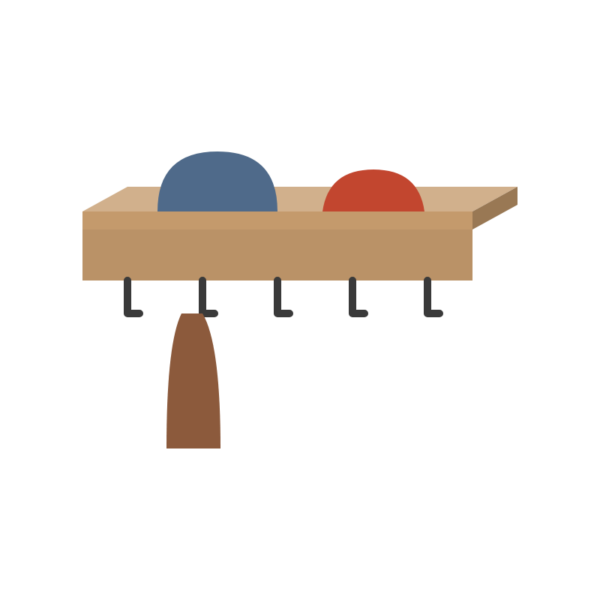 Krok hat shelf