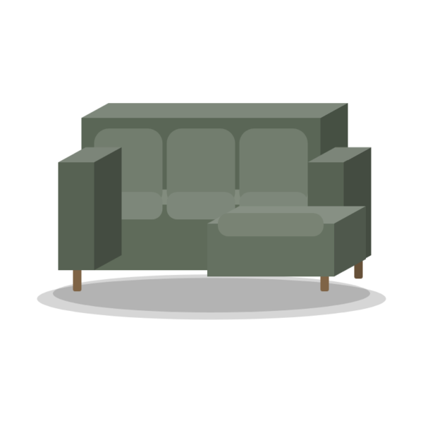 Ebba sofa with chaise