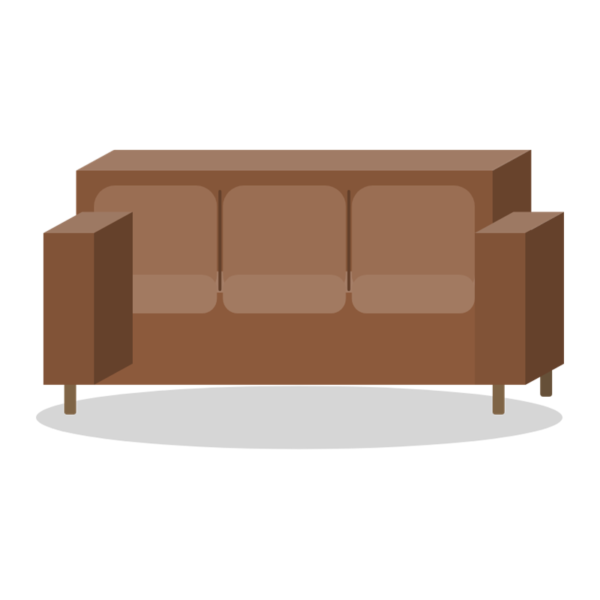 Oskar 3-seater leather sofa