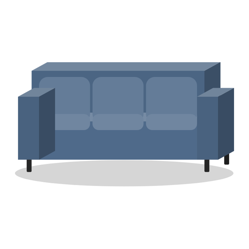 Hamn 3-seater sofa - Image 4