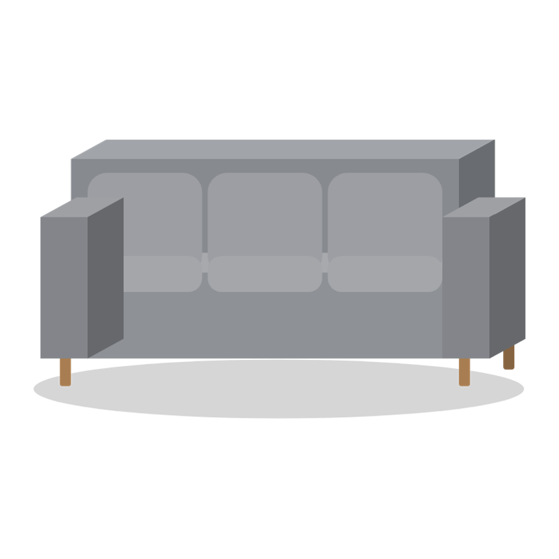 Hamn 3-seater sofa - Image 5