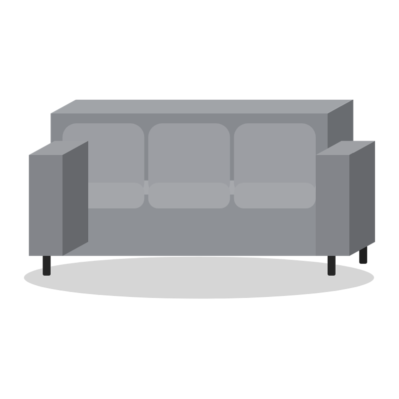 Hamn 3-seater sofa - Image 6