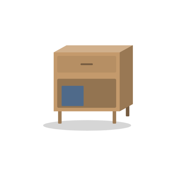 Natt bedside table