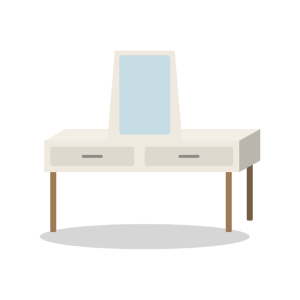 Spegel dressing table