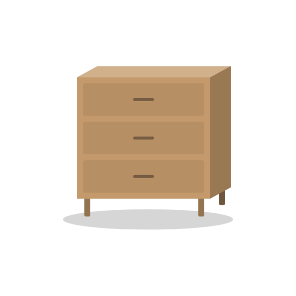 Liten 3-drawer chest