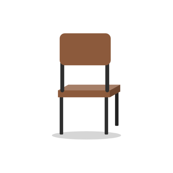 Greta leather dining chair