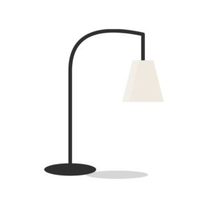 Golvlampa Båge