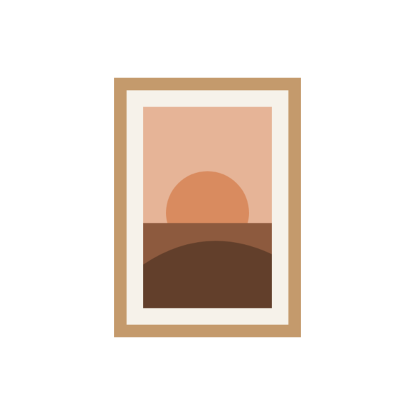 Solnedgång print 50×70